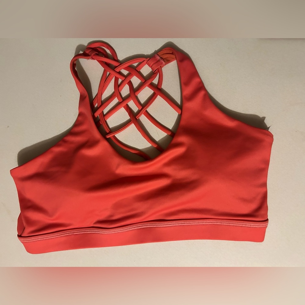Constantly Varied Gear Red Strappy Sports Bra